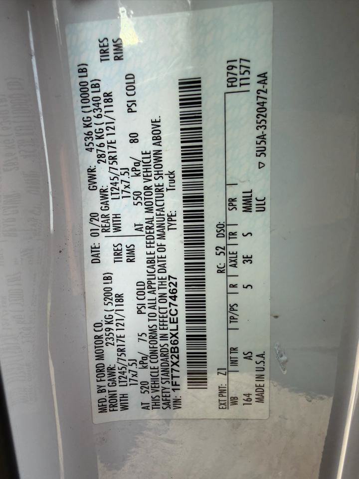 Used 2020 Ford F250 XL w/ Power Equipment Group AWD/4WD image 8