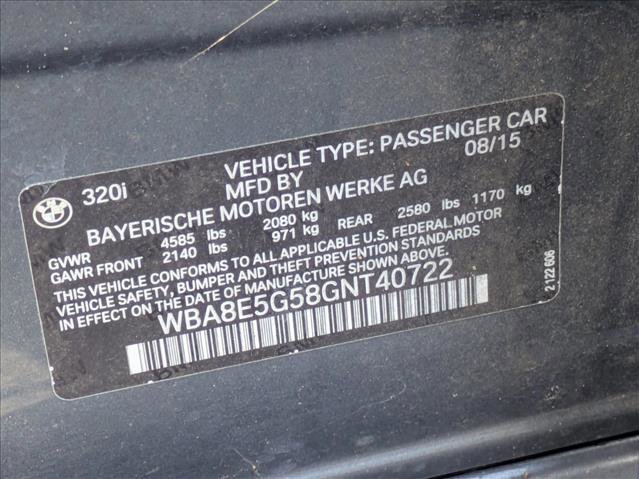 Used 2016 BMW 320i xDrive Sedan AWD/4WD image 16