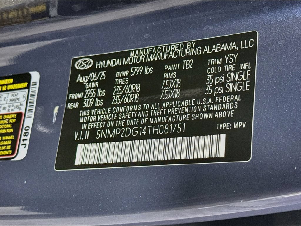 Certified 2026 Hyundai Santa Fe SEL AWD/4WD image 35