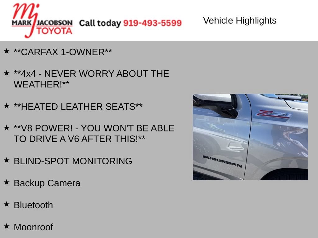 Used 2024 Chevrolet Suburban Z71 AWD/4WD image 7
