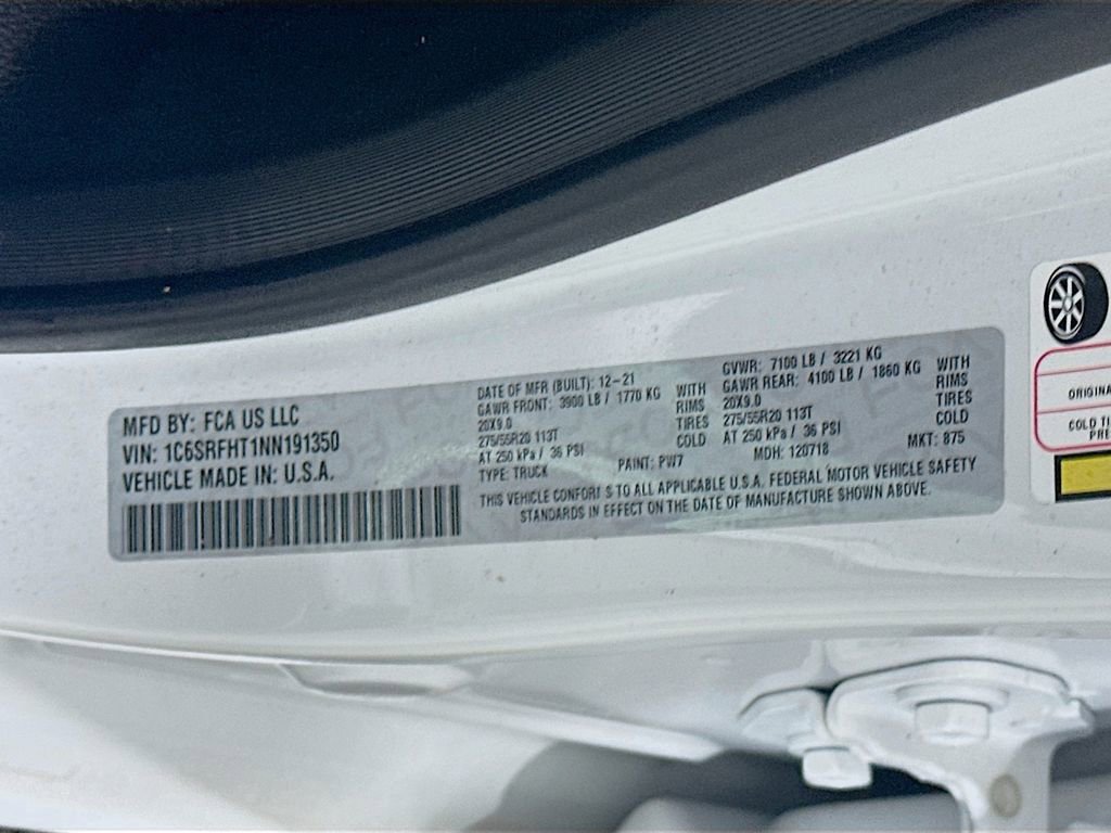 Used 2022 RAM 1500 Limited w/ Body Color Bumper Group image 37
