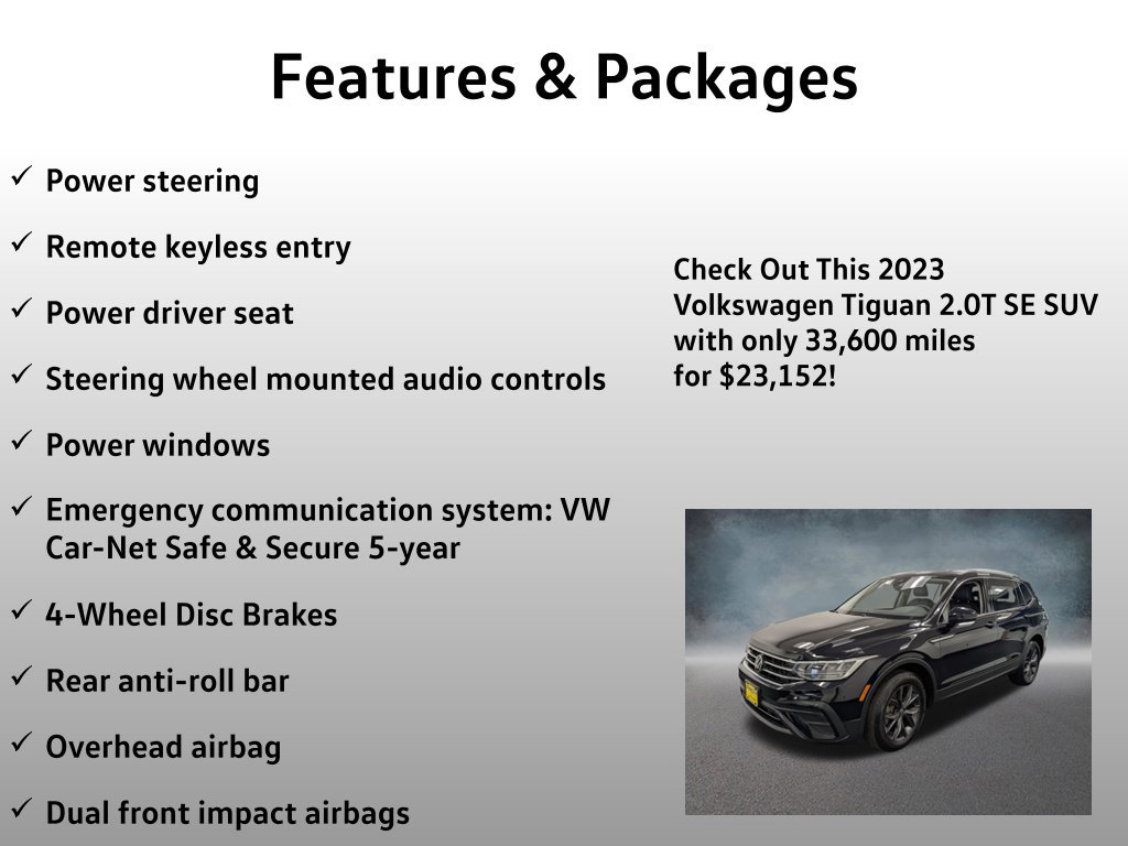 Used 2023 Volkswagen Tiguan SE AWD/4WD image 8