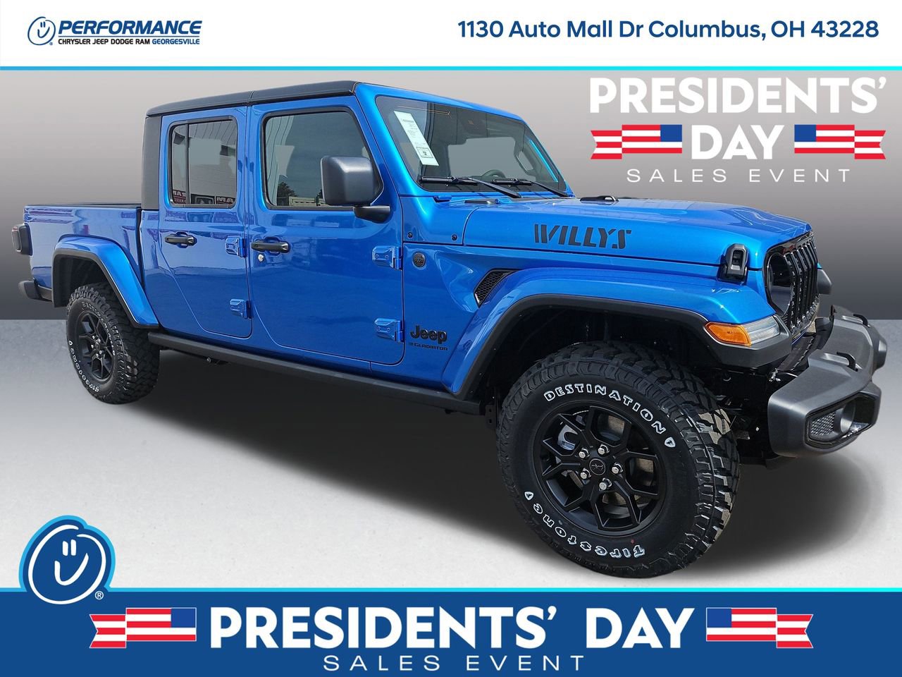 New 2025 Jeep Gladiator Willys image 1