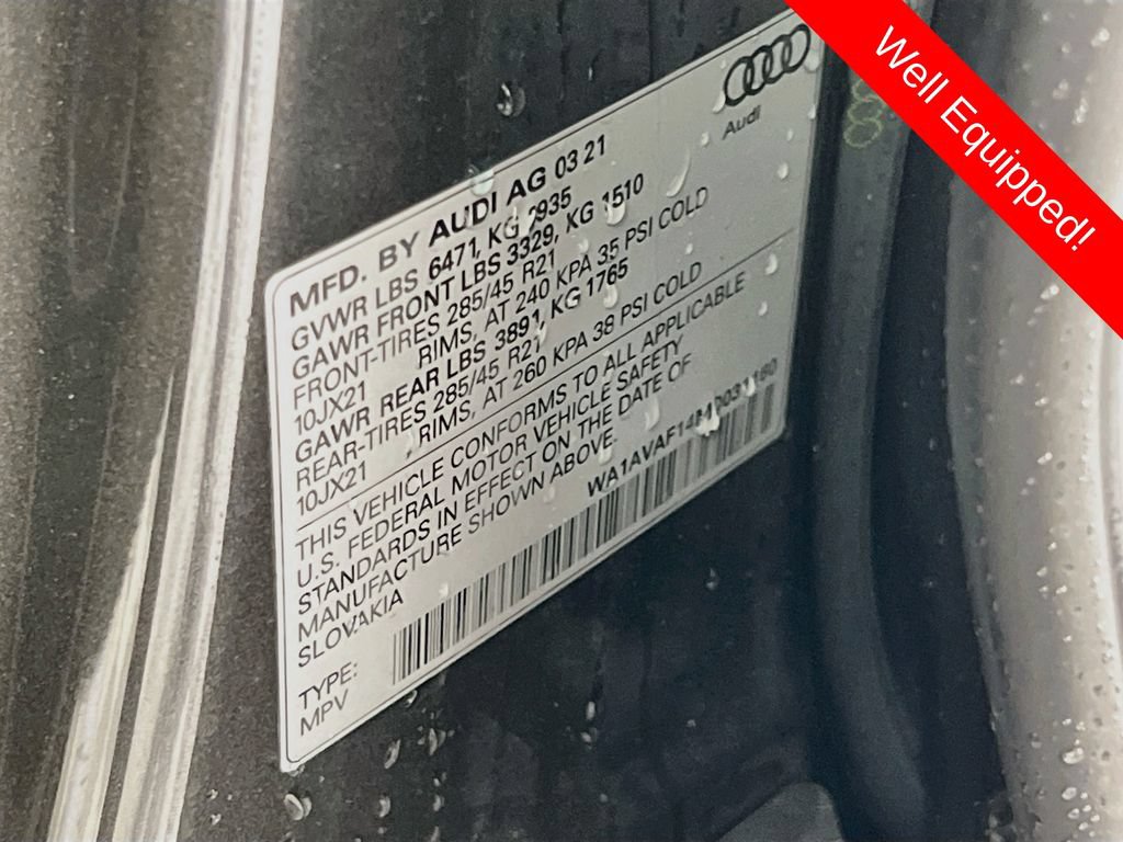 Used 2021 Audi Q8 Premium w/ Black Optic Package AWD/4WD image 12