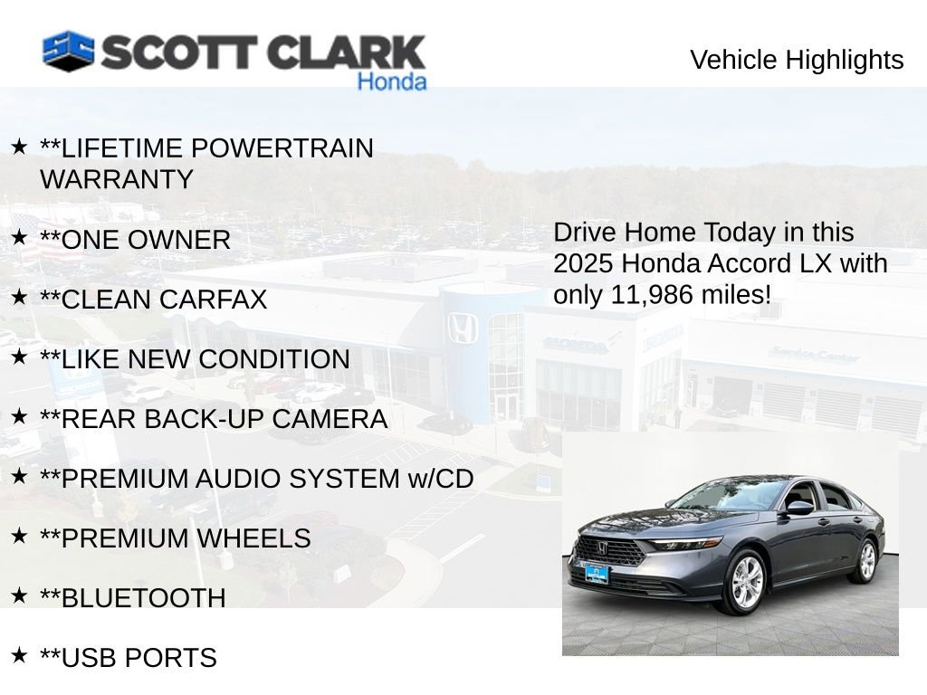 Used 2025 Honda Accord LX image 11