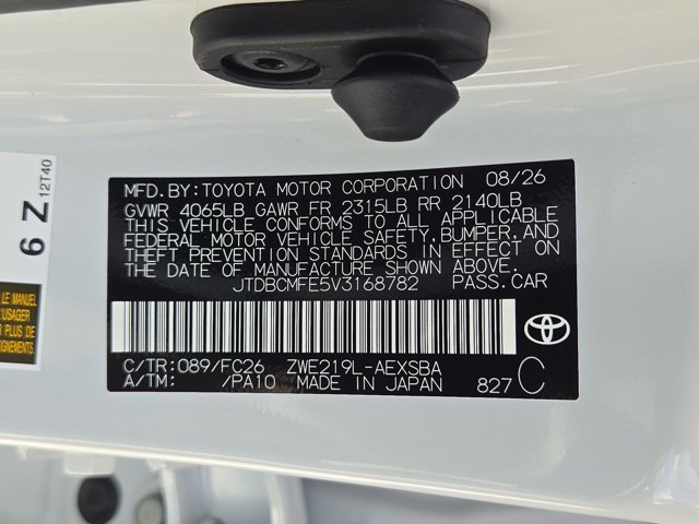 New 2027 Toyota Corolla SE FWD image 18