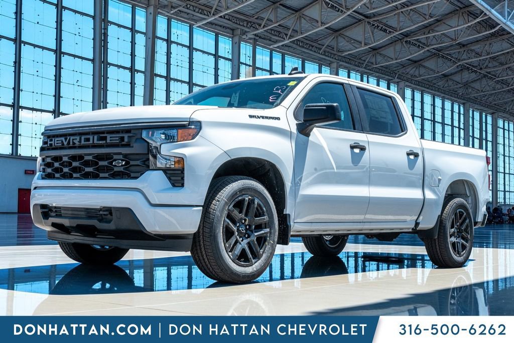 New 2026 Chevrolet Silverado 1500 Custom w/ LPO, Dark Essentials Package RWD image 1