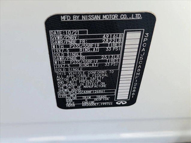 Used 2021 INFINITI QX50 Essential w/ Convenience Package FWD image 30