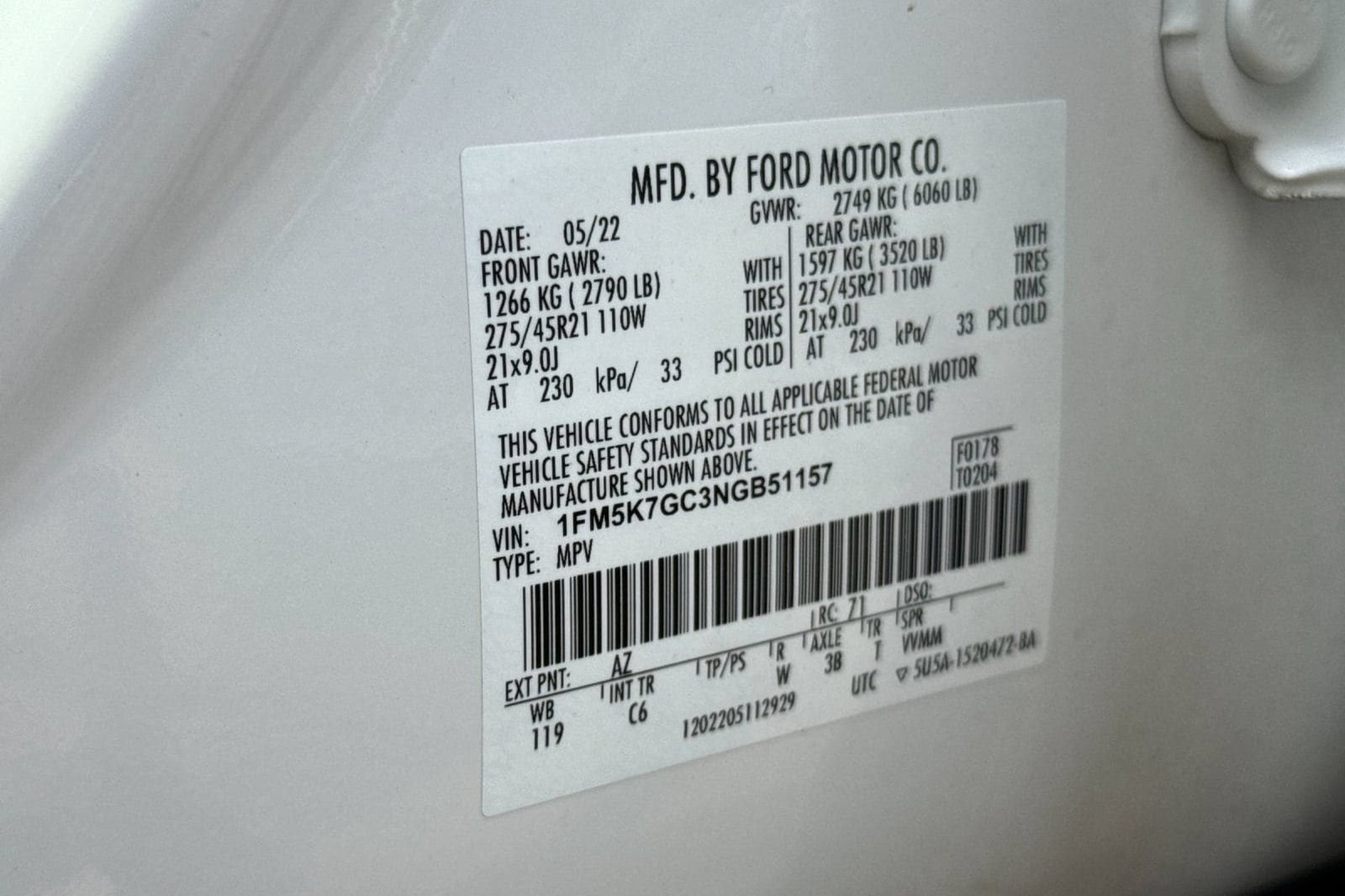 Used 2022 Ford Explorer ST w/ Equipment Group 401A RWD image 47