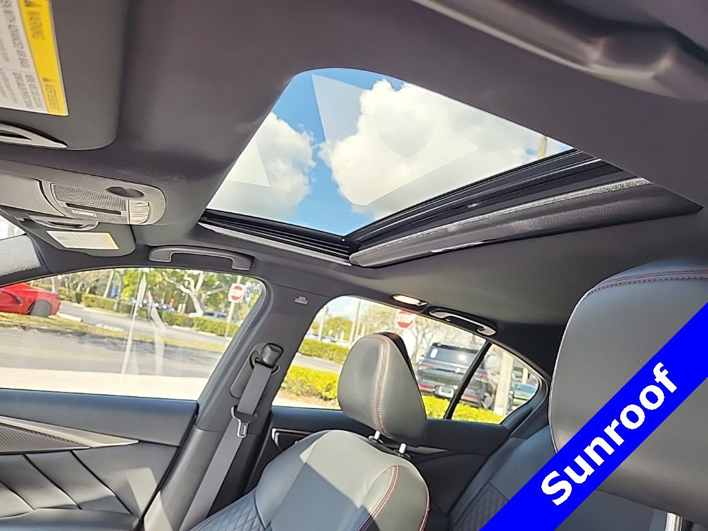 Used 2023 INFINITI Q50 Red Sport 400 w/ Black Opal Edition image 5