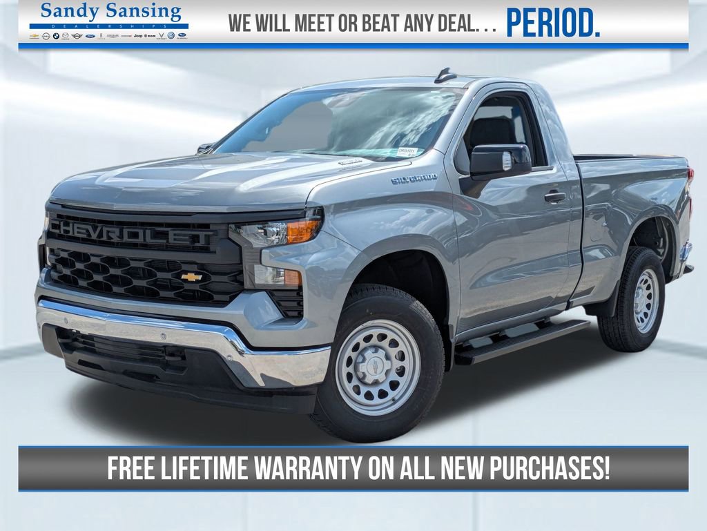 New 2025 Chevrolet Silverado 1500 W/T w/ WT Safety Package