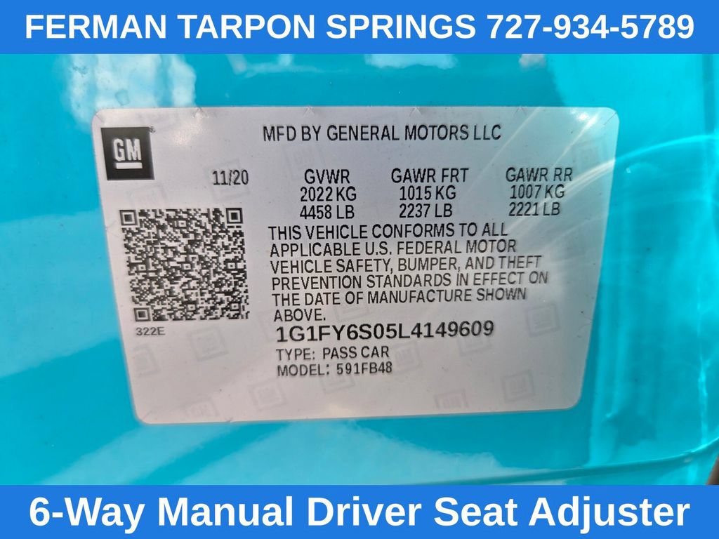 Certified 2020 Chevrolet Bolt LT FWD image 24