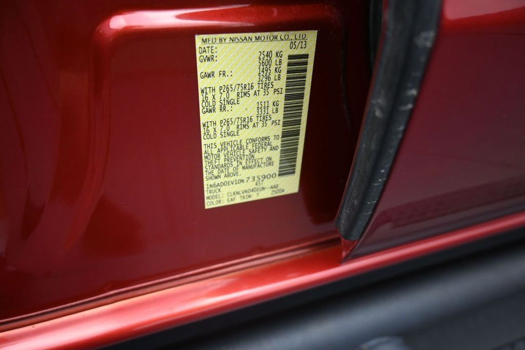 Used 2013 Nissan Frontier PRO-4X w/ Pro-4x Luxury Pkg AWD/4WD image 18
