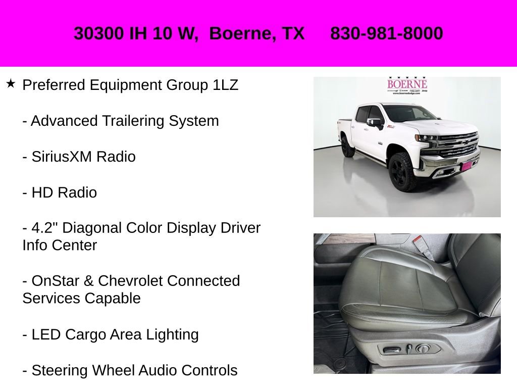 Used 2019 Chevrolet Silverado 1500 LTZ w/ LTZ Texas Edition image 38