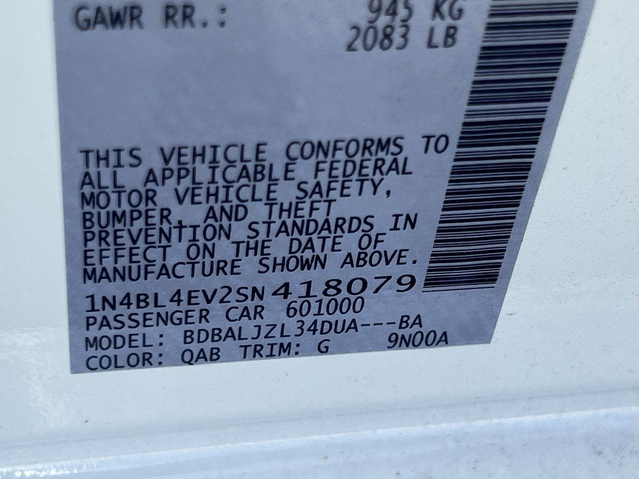 Certified 2025 Nissan Altima 2.5 SL FWD image 12