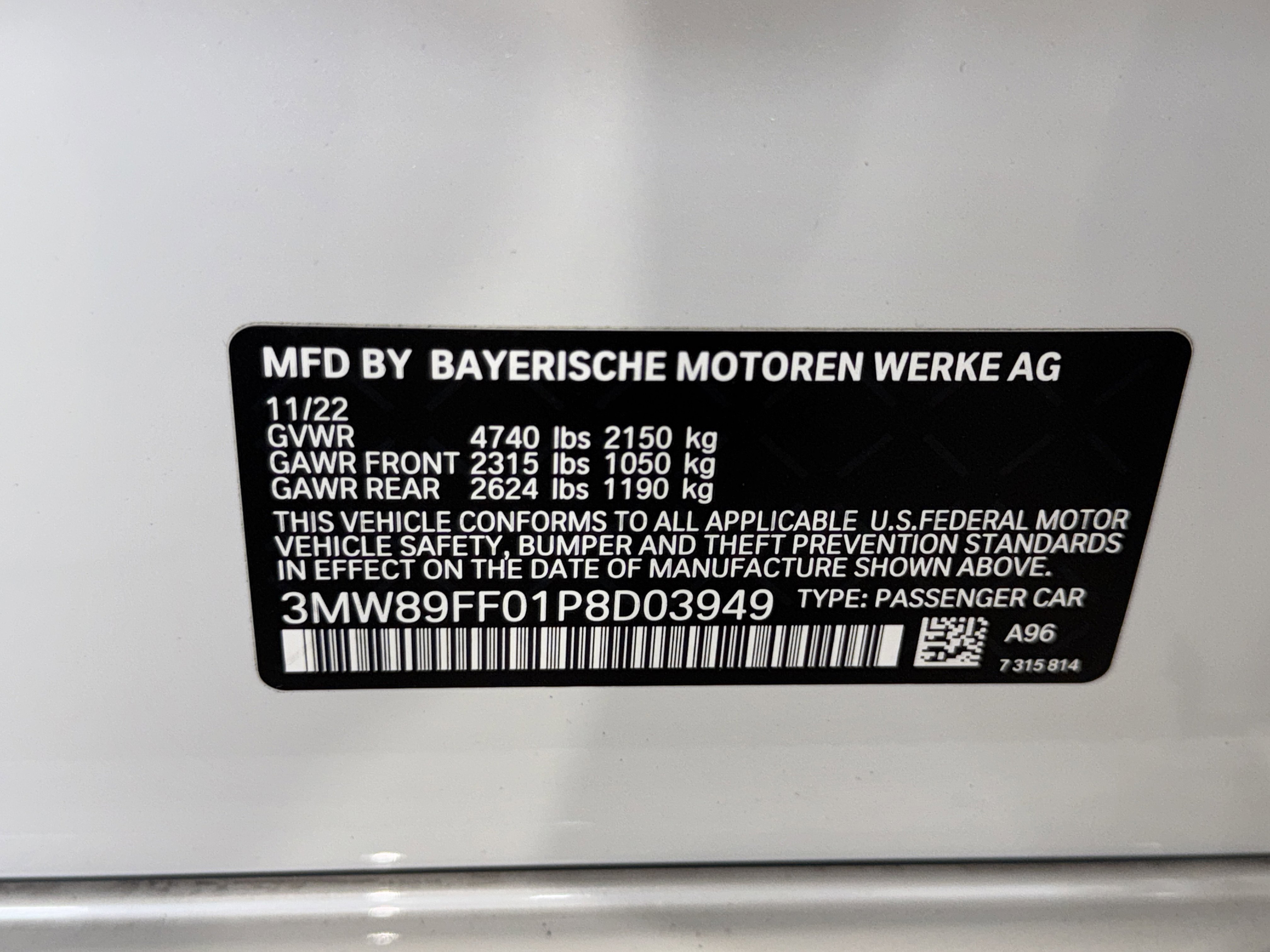 Certified 2023 BMW 330i xDrive Sedan w/ Premium Package AWD/4WD image 37