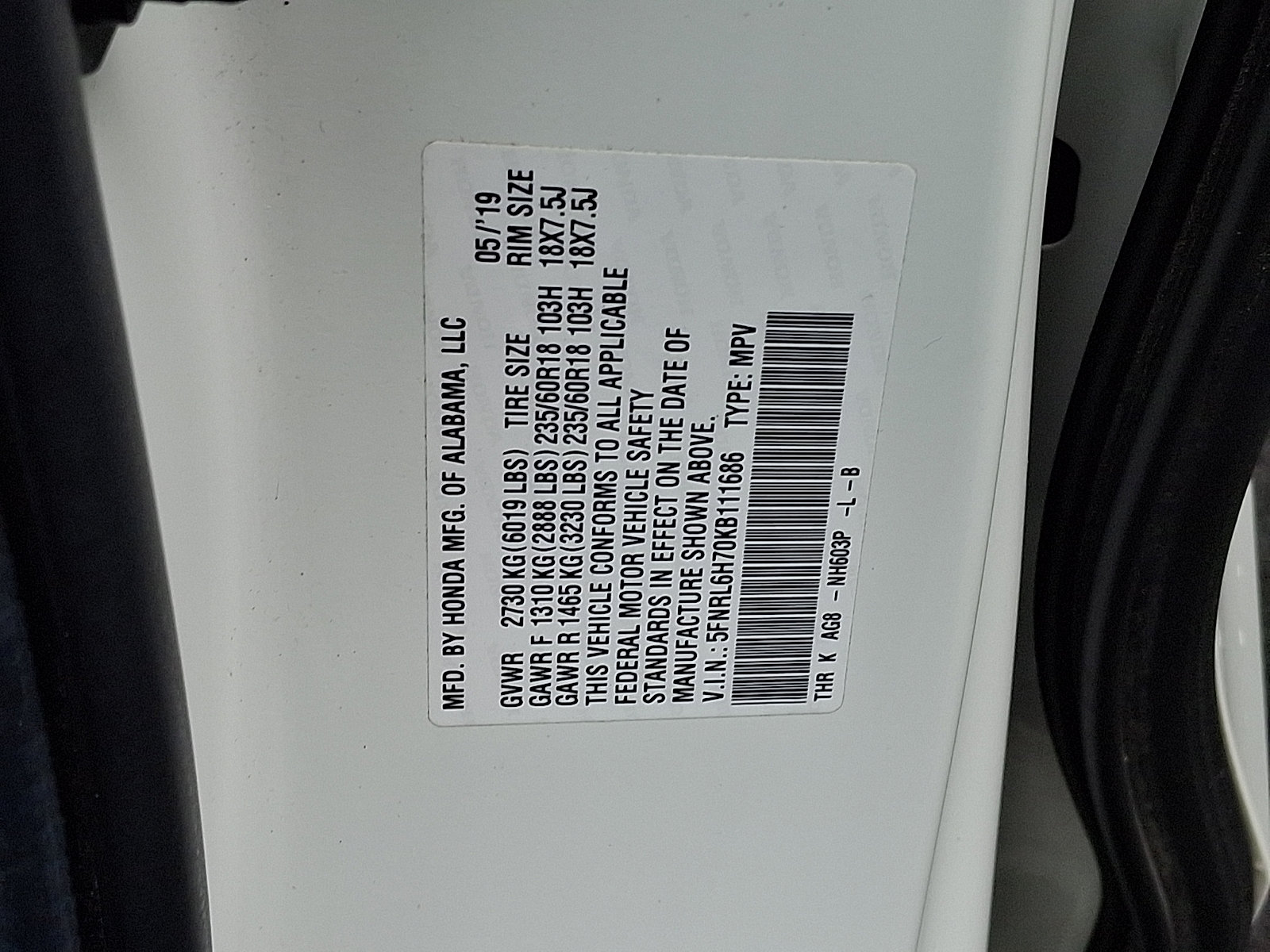 Used 2019 Honda Odyssey EX-L image 27