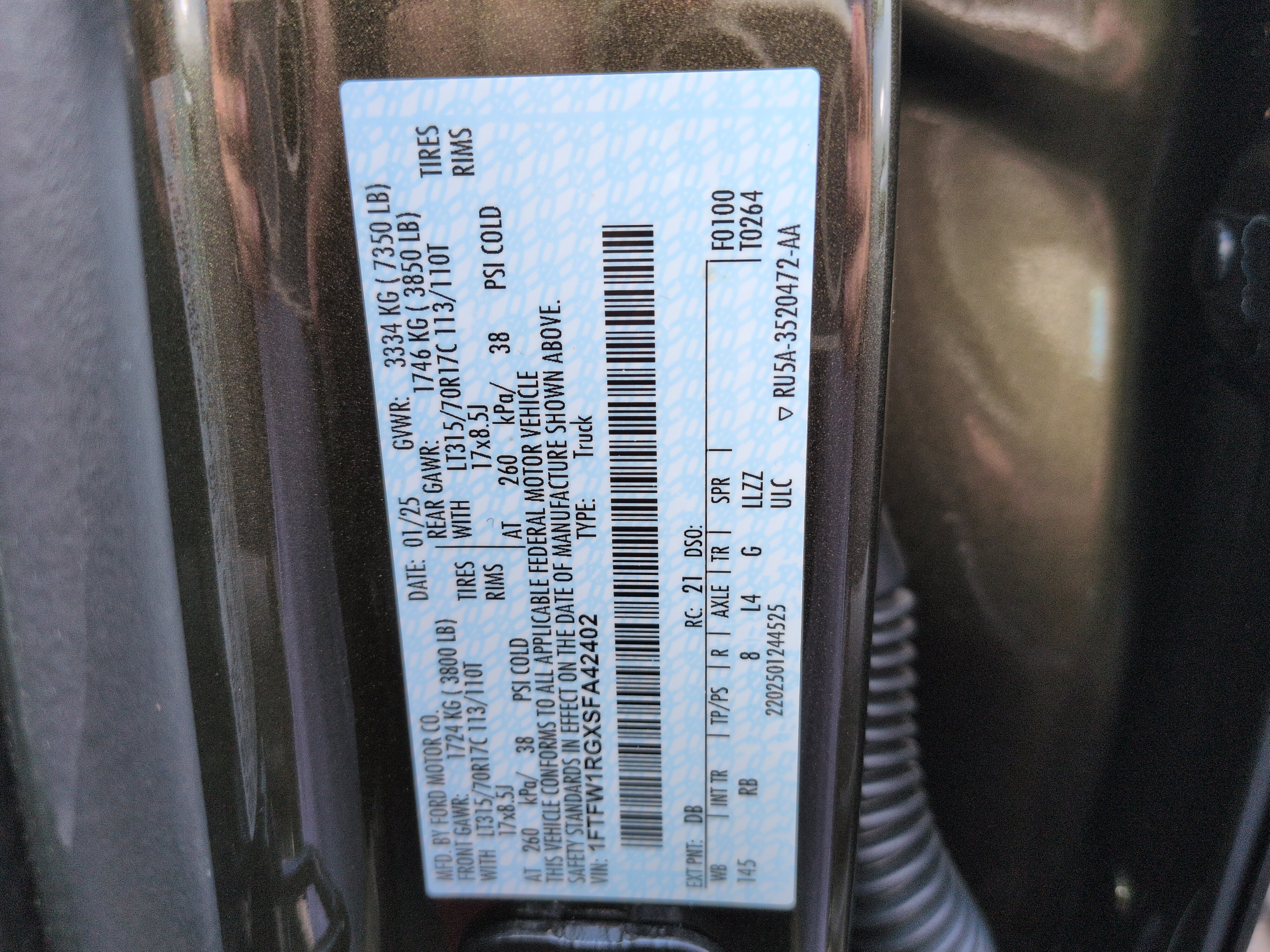 Used 2025 Ford F150 Raptor AWD/4WD image 29