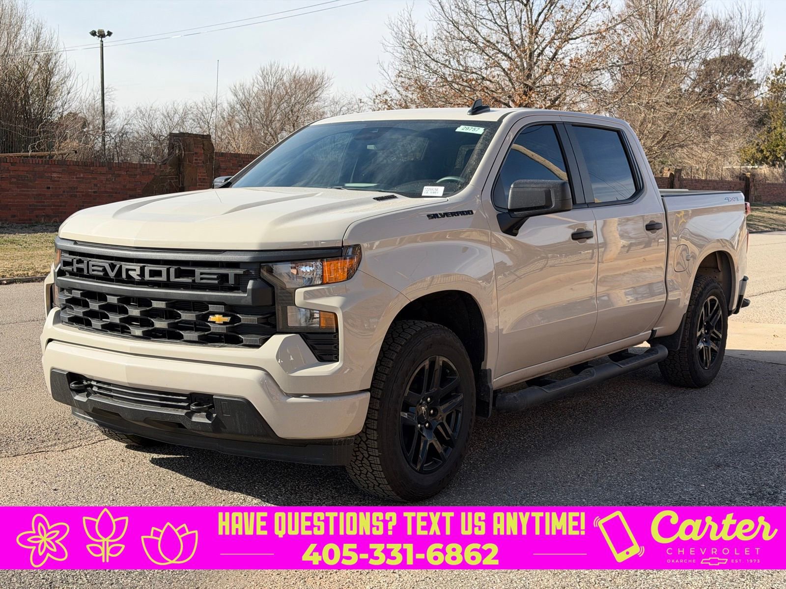 New 2026 Chevrolet Silverado 1500 Custom w/ Turbomax Blackout Package image 4