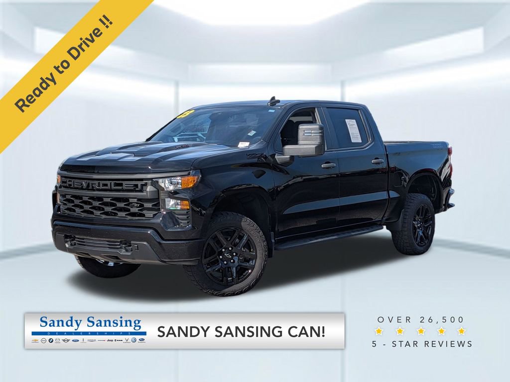 Used 2023 Chevrolet Silverado 1500 Custom Trail Boss w/ Midnight Edition