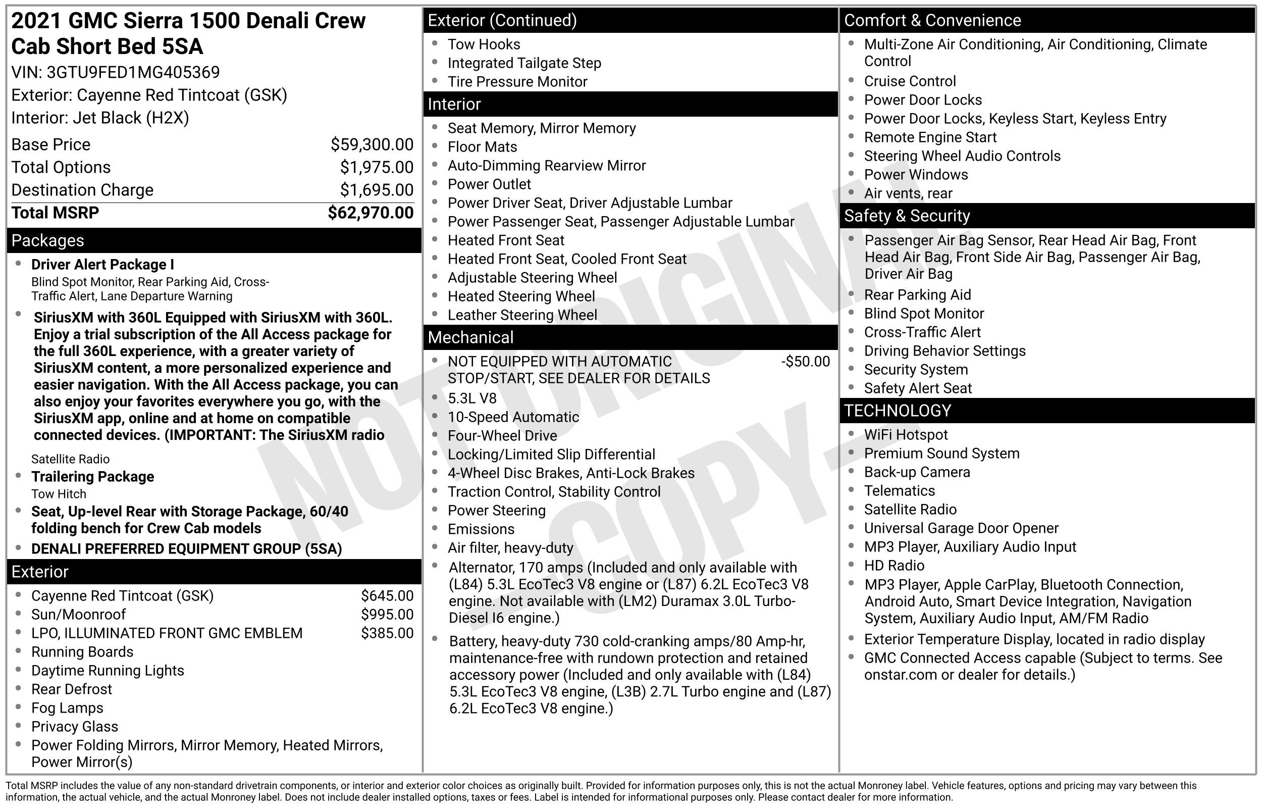 Used 2021 GMC Sierra 1500 Denali AWD/4WD image 3