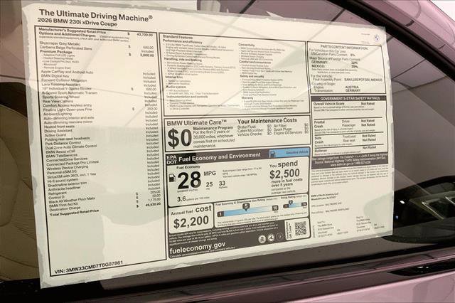 New 2026 BMW 230i xDrive Coupe w/ Premium Package image 12