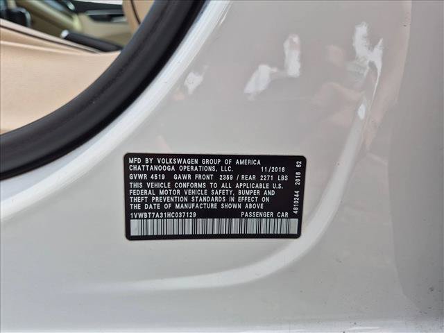 Used 2017 Volkswagen Passat 1.8T SE FWD image 21