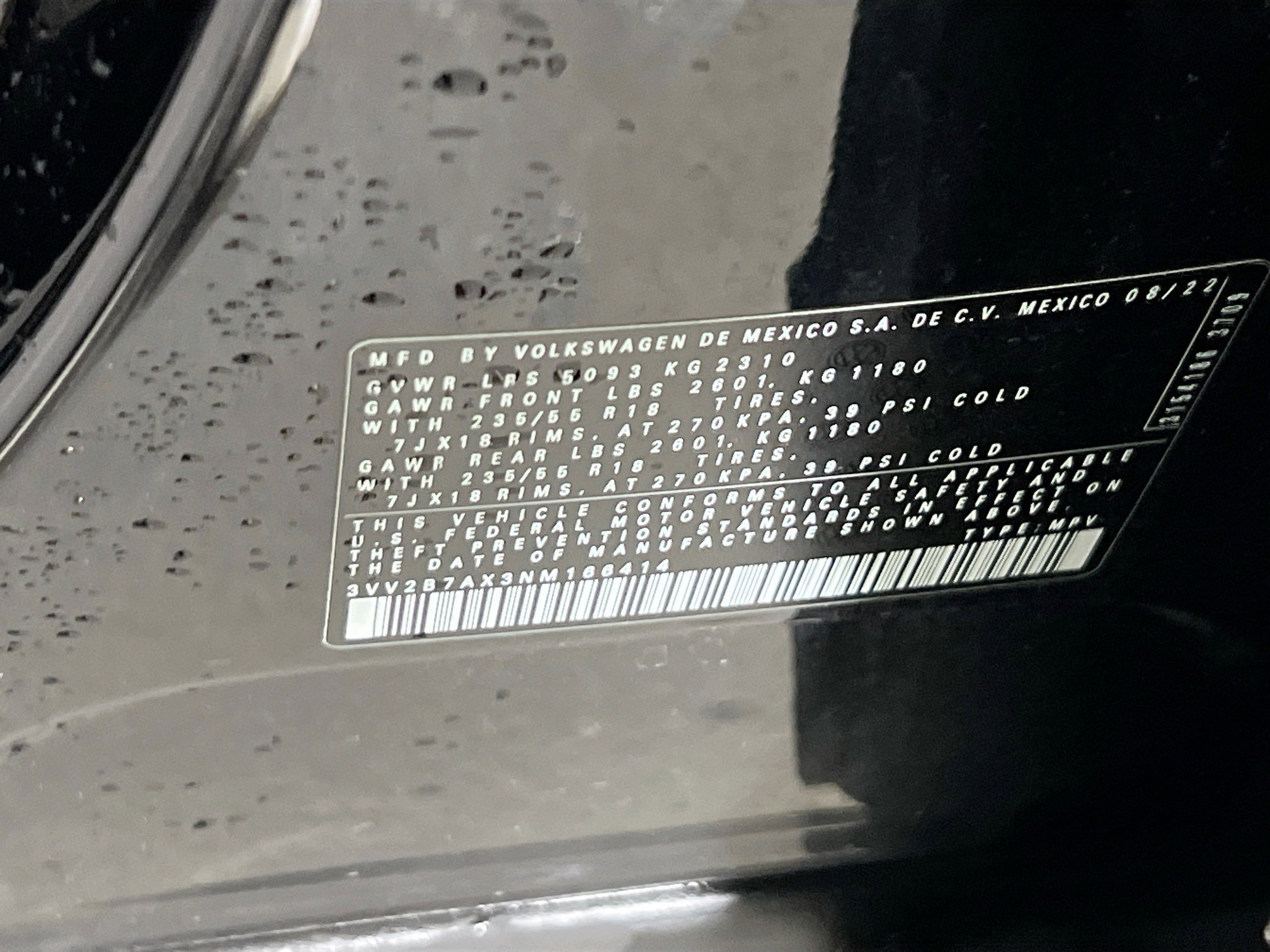 Used 2022 Volkswagen Tiguan SE AWD/4WD image 30