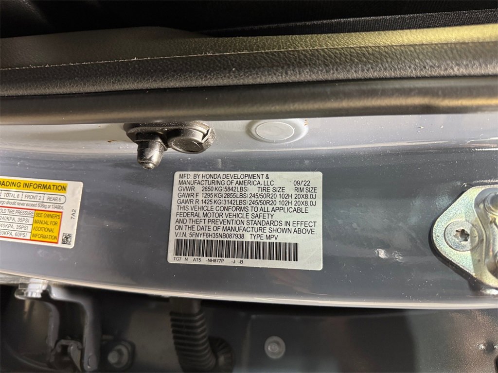 Used 2022 Honda Pilot Sport image 31