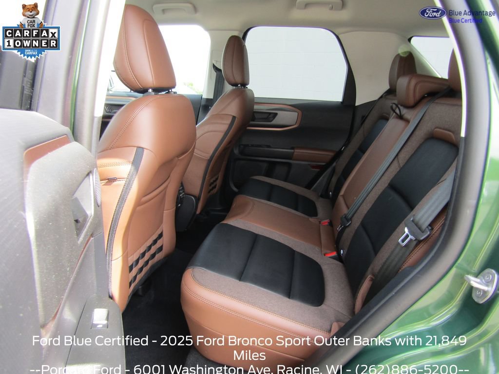 Certified 2025 Ford Bronco Sport Outer Banks w/ Outer Banks Tech Package+ AWD/4WD image 23