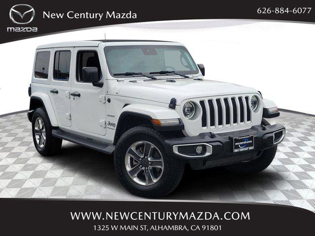Used 2023 Jeep Wrangler Unlimited Sahara w/ LED Lighting Group AWD/4WD image 1