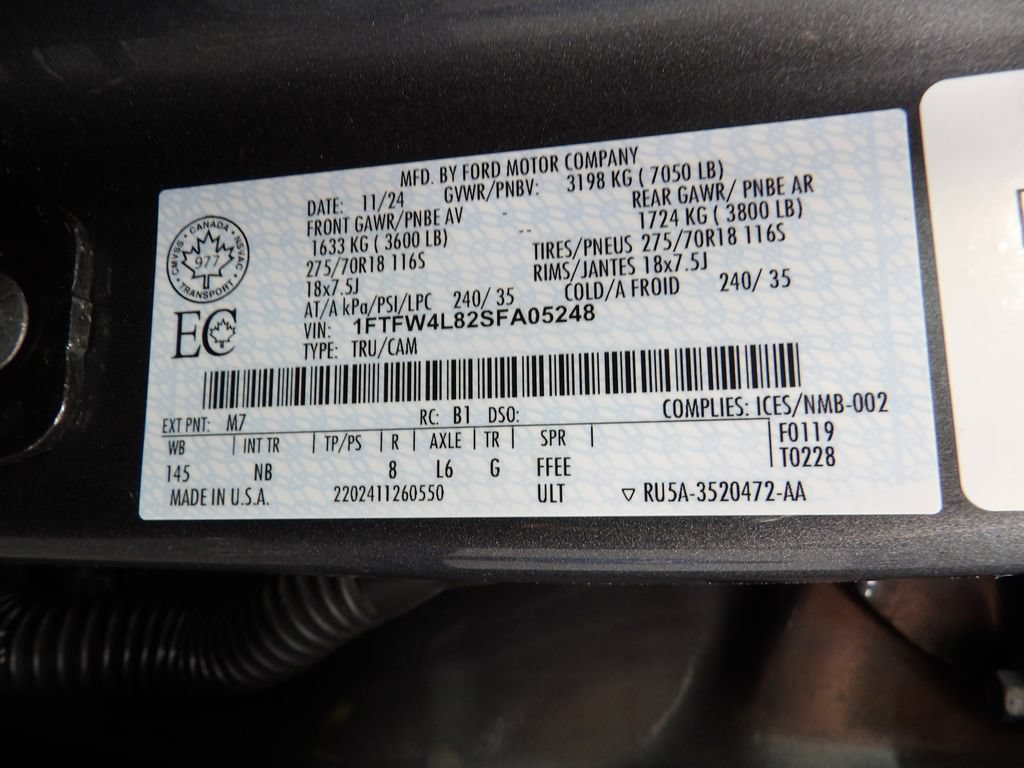 Used 2025 Ford F150 Tremor w/ Equipment Group 402A High AWD/4WD image 67