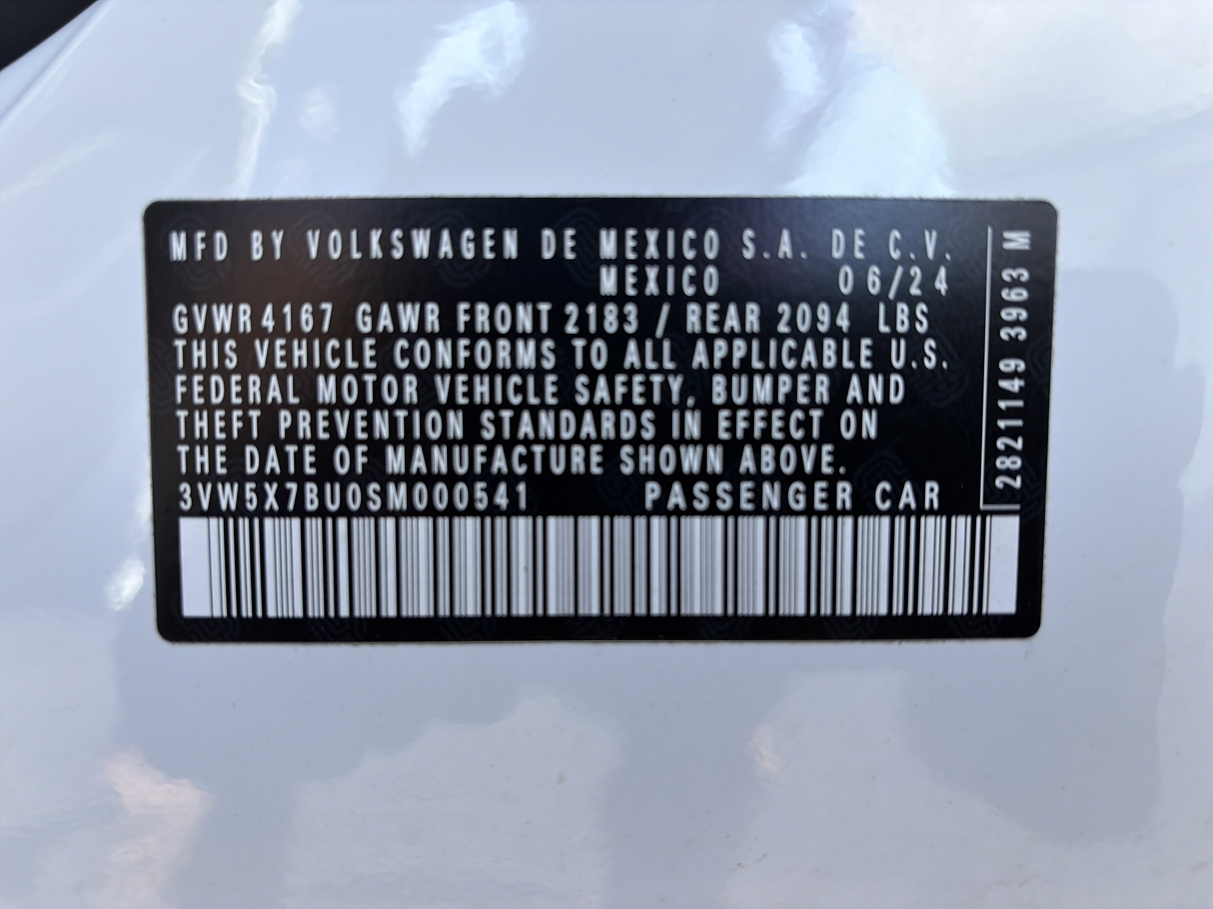 Certified 2025 Volkswagen Jetta S FWD image 30