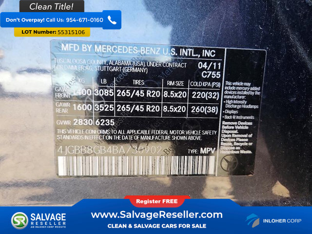 Used 2011 Mercedes-Benz ML 350 4MATIC w/ Premium 1 Pkg image 17