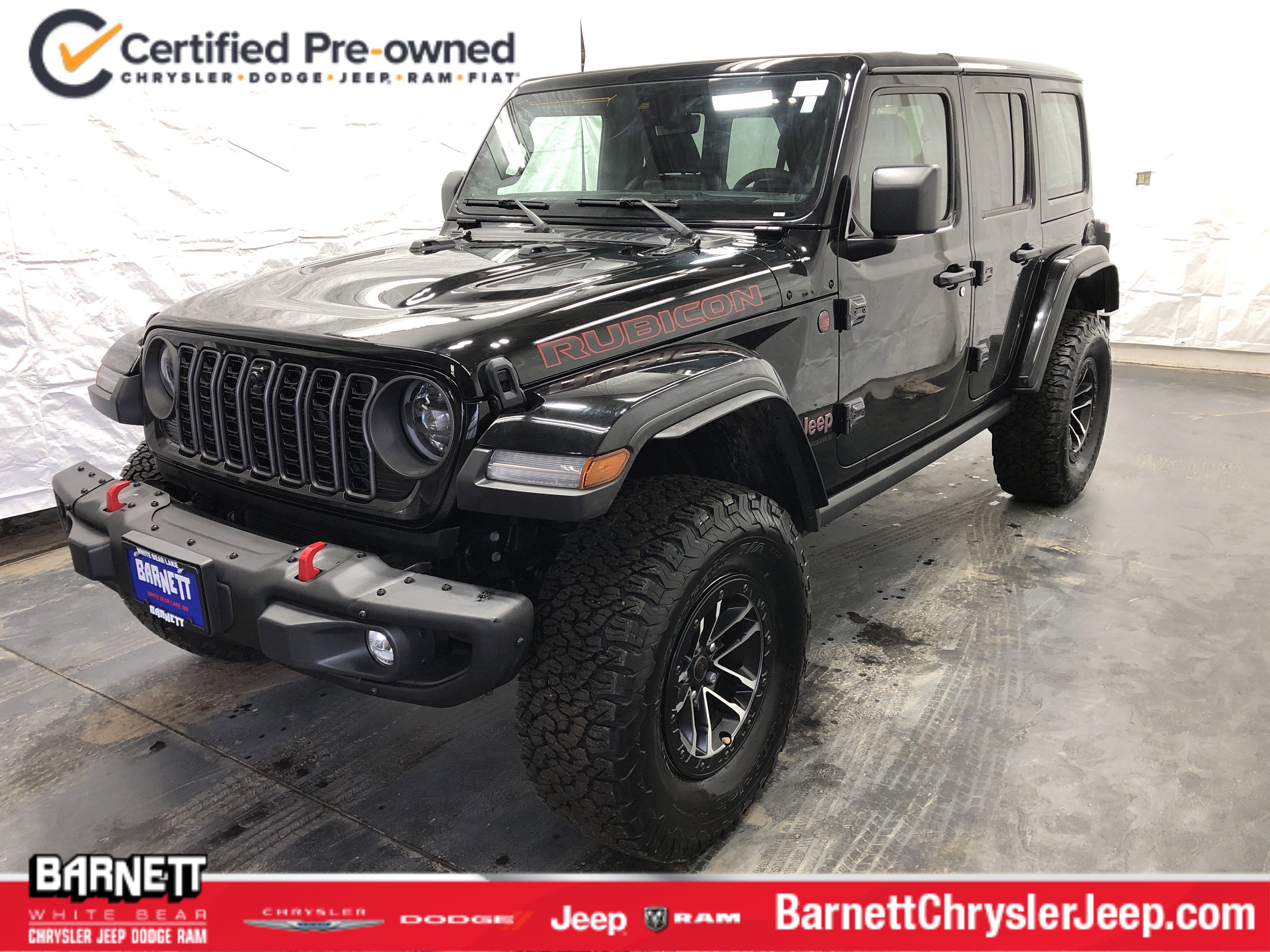 Certified 2024 Jeep Wrangler Unlimited Rubicon