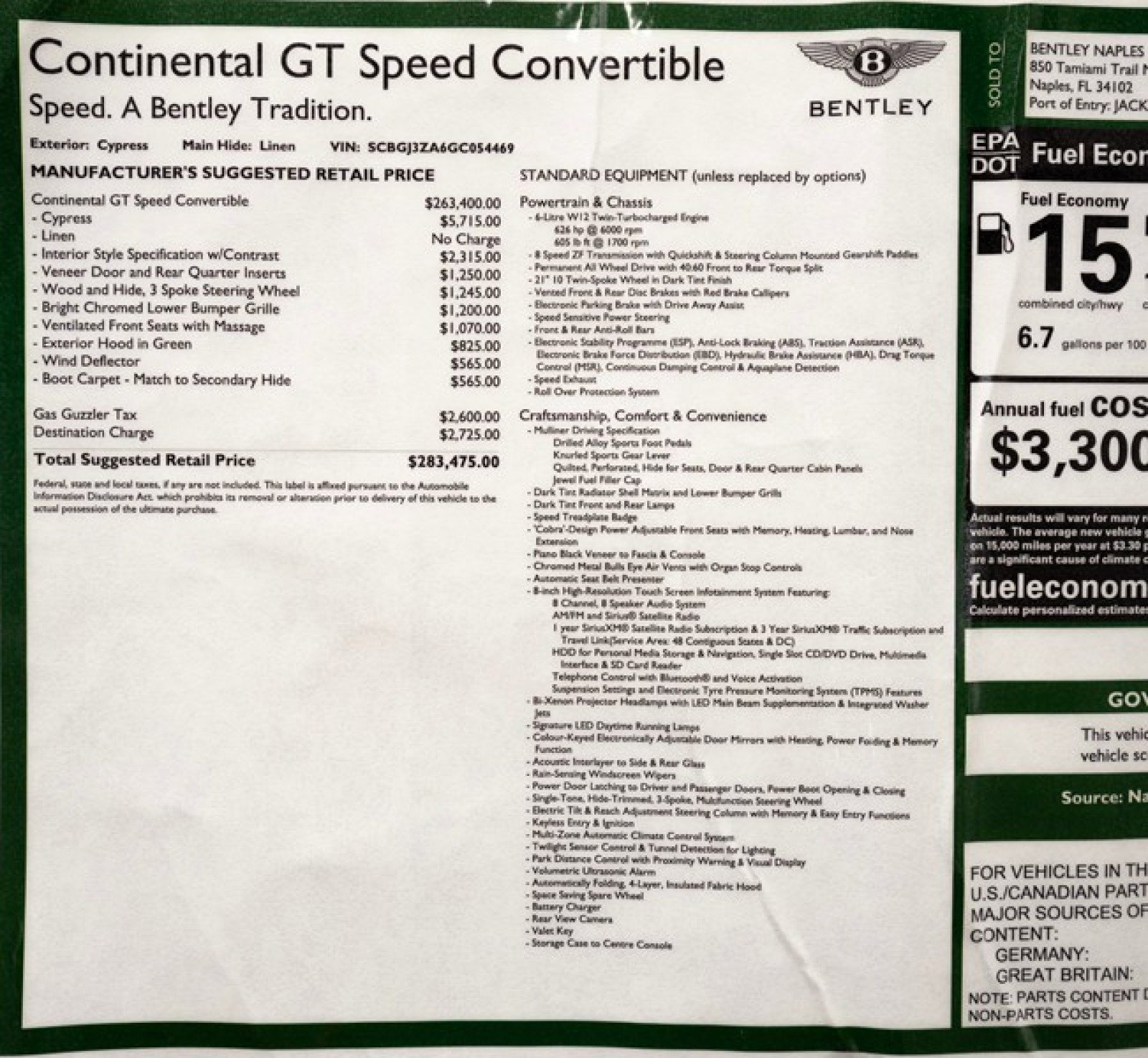 Used 2016 Bentley Continental GT Speed Convertible AWD/4WD image 53