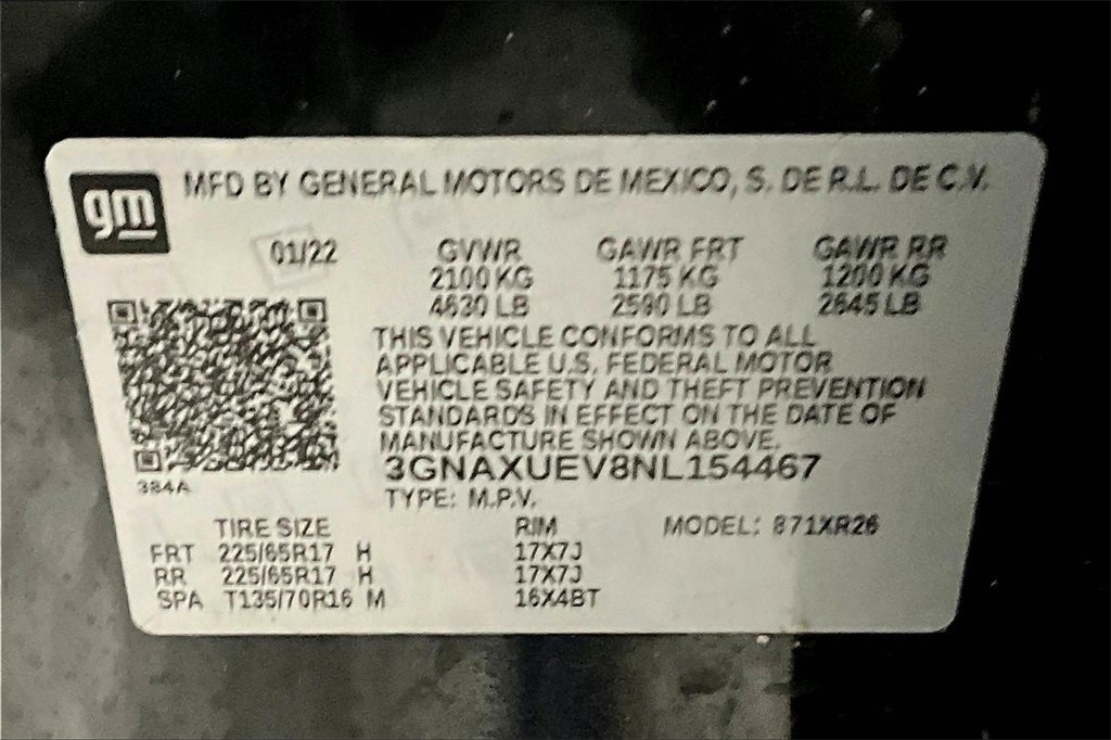 Used 2022 Chevrolet Equinox LT image 19