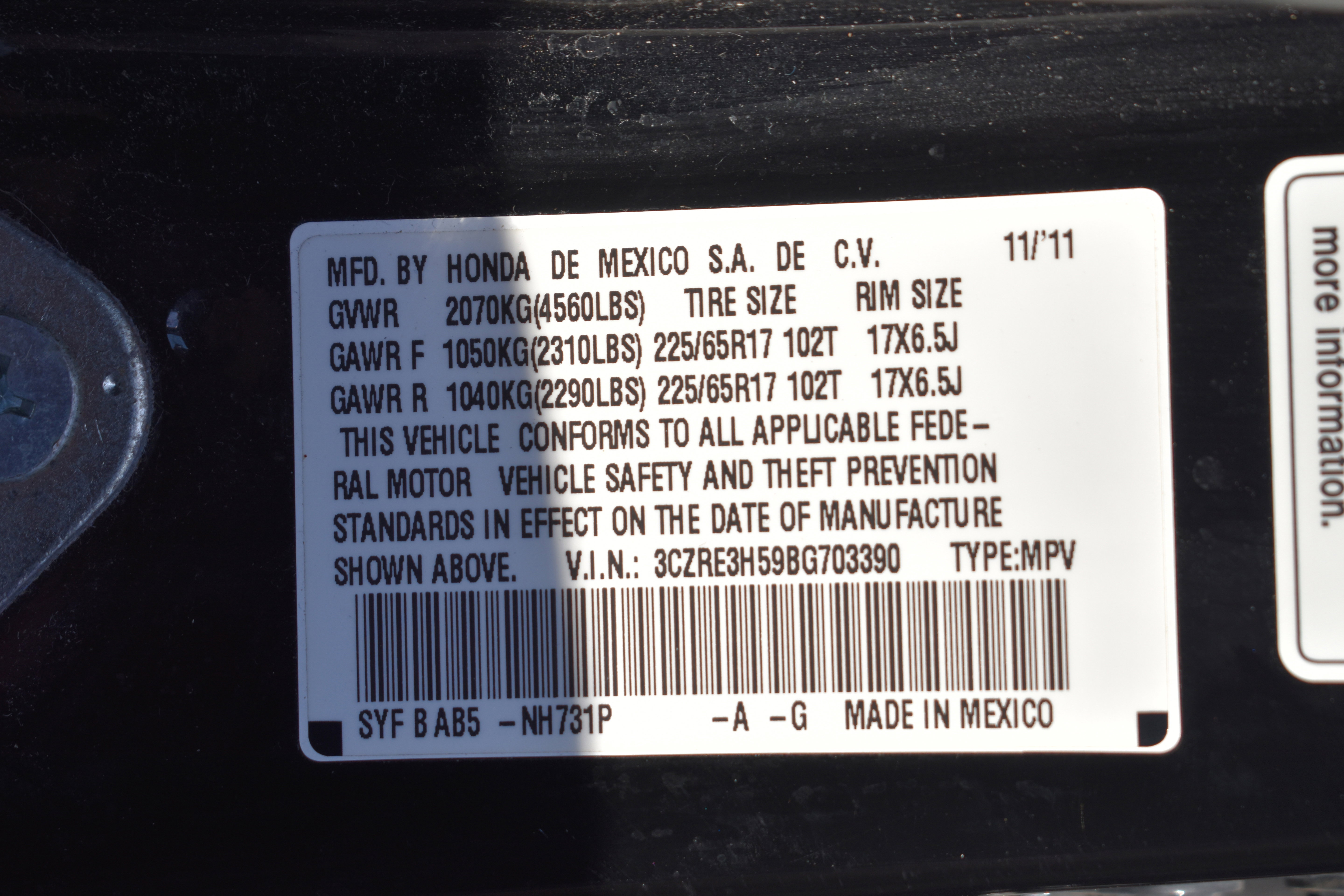 Used 2011 Honda CR-V EX image 34