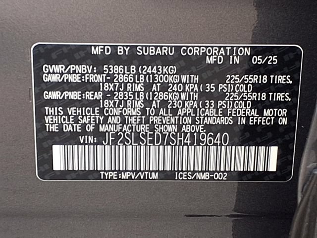 Certified 2025 Subaru Forester Premium AWD/4WD image 10