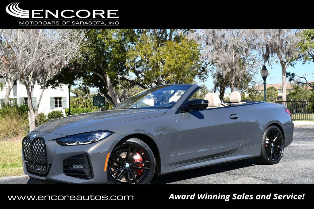 Used 2022 BMW 430i Convertible w/ M Sport Package RWD image 1