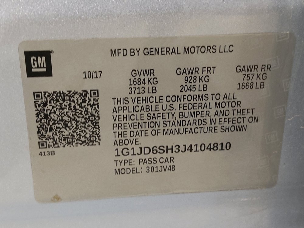 Used 2018 Chevrolet Sonic LT FWD image 33