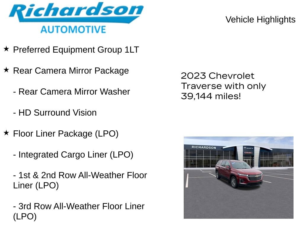 Used 2023 Chevrolet Traverse LT image 11