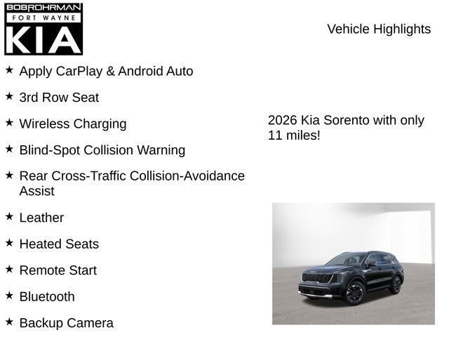New 2026 Kia Sorento S image 7