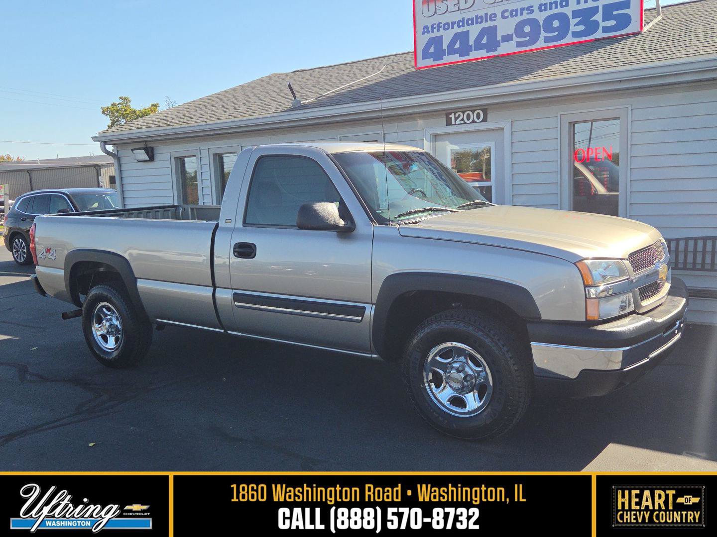 Used 2003 Chevrolet Silverado 1500 4x4 Regular Cab w/ Exterior Appearance Package