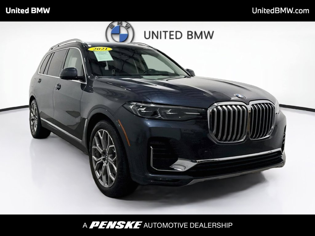 Used 2021 BMW X7 xDrive40i w/ Premium Package AWD/4WD image 3