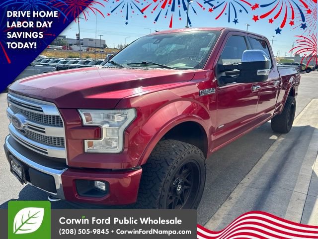 Used 2015 Ford F150 Platinum w/ Technology Package AWD/4WD image 3
