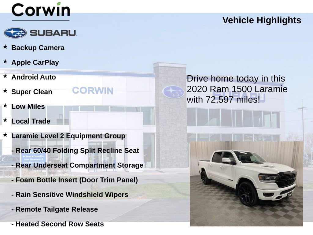 Used 2020 RAM 1500 Laramie image 6