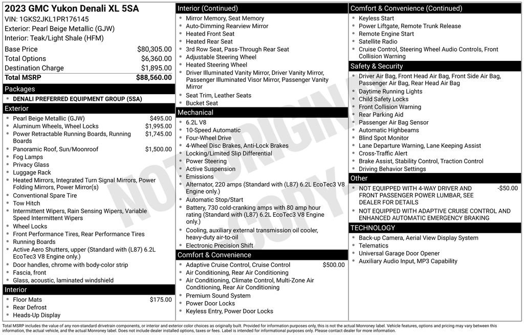 Used 2023 GMC Yukon XL Denali image 57