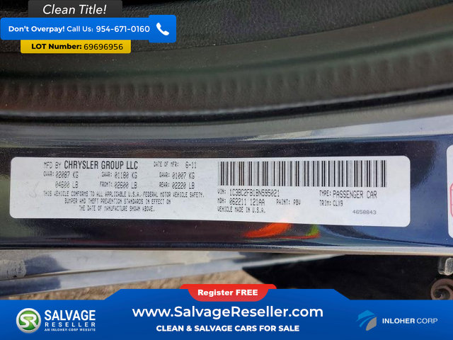 Used 2011 Chrysler 200 Limited FWD image 16