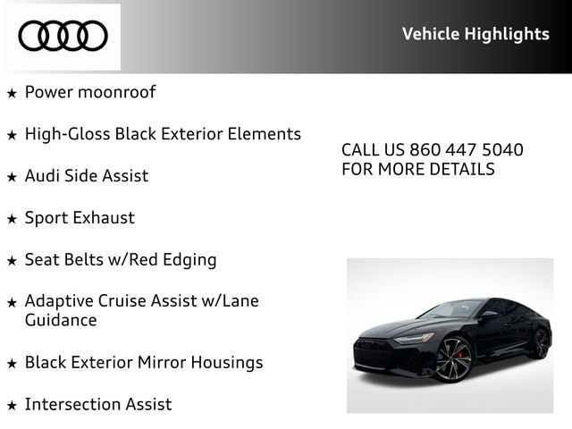 Certified 2023 Audi RS 7 Sportback w/ Black Optic Package AWD/4WD image 43